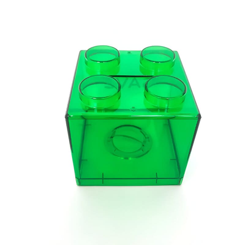 Tirelire Transparente En Cube