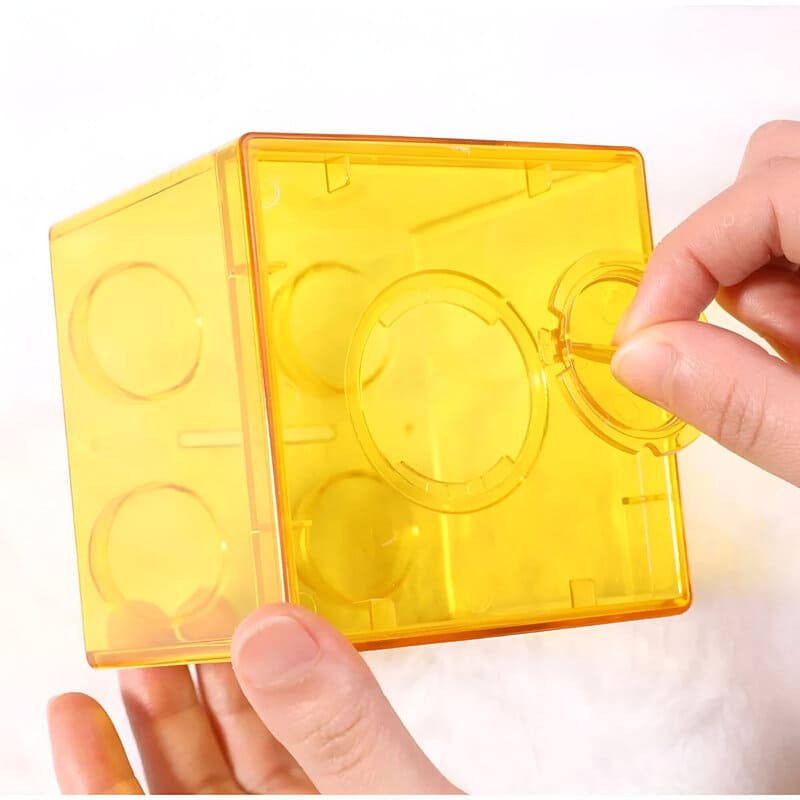 Tirelire Transparente En Cube