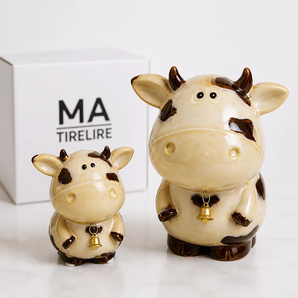 Tirelire Vache Céramique
