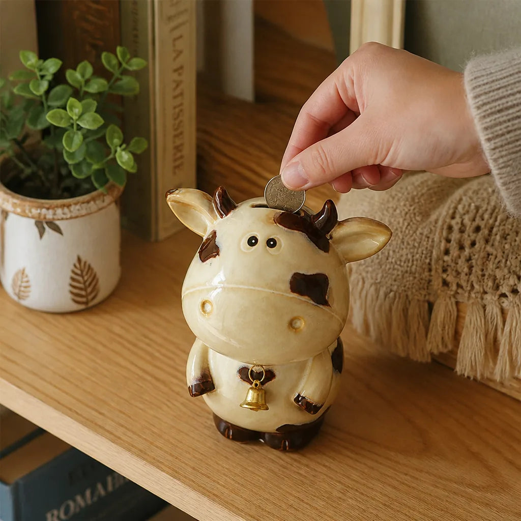 Tirelire Vache Céramique