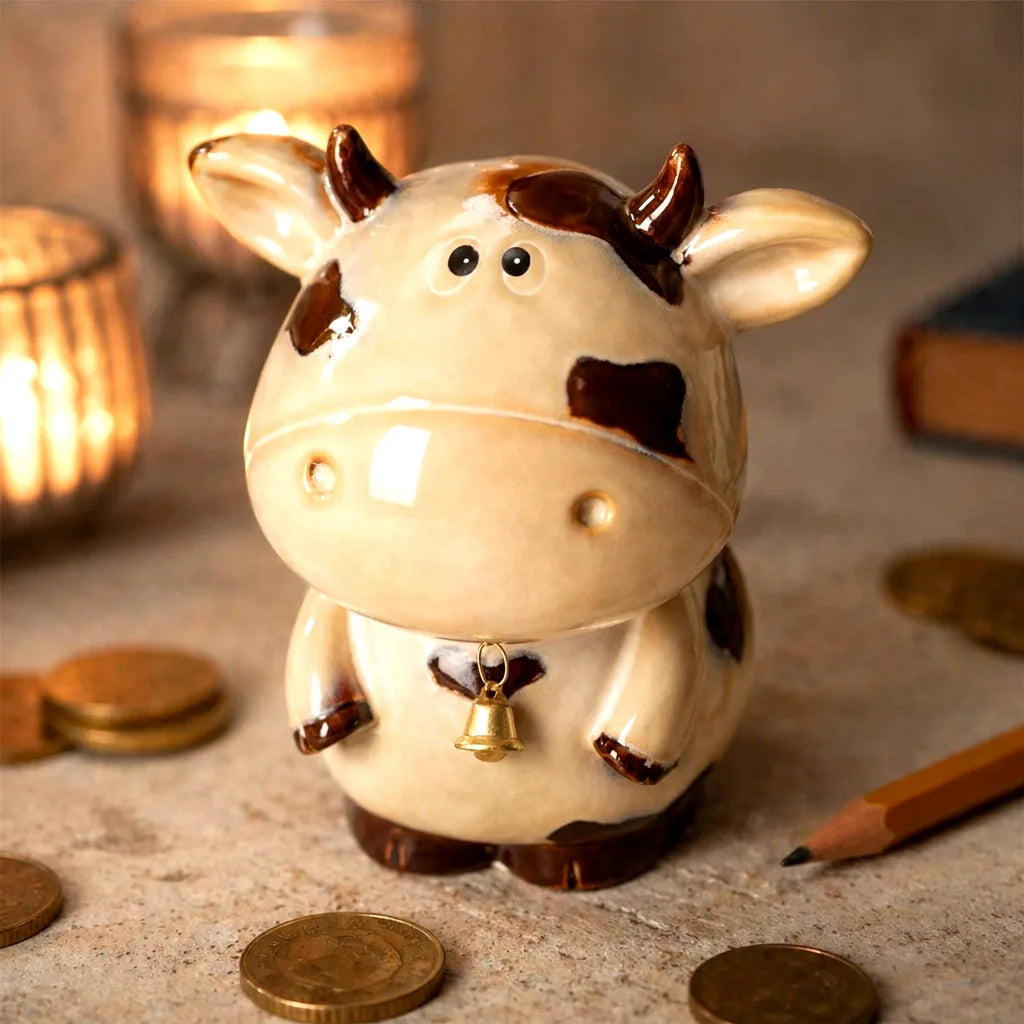Tirelire Vache Céramique