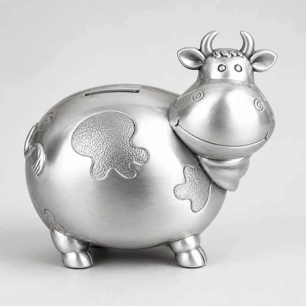 Tirelire Vache En Métal