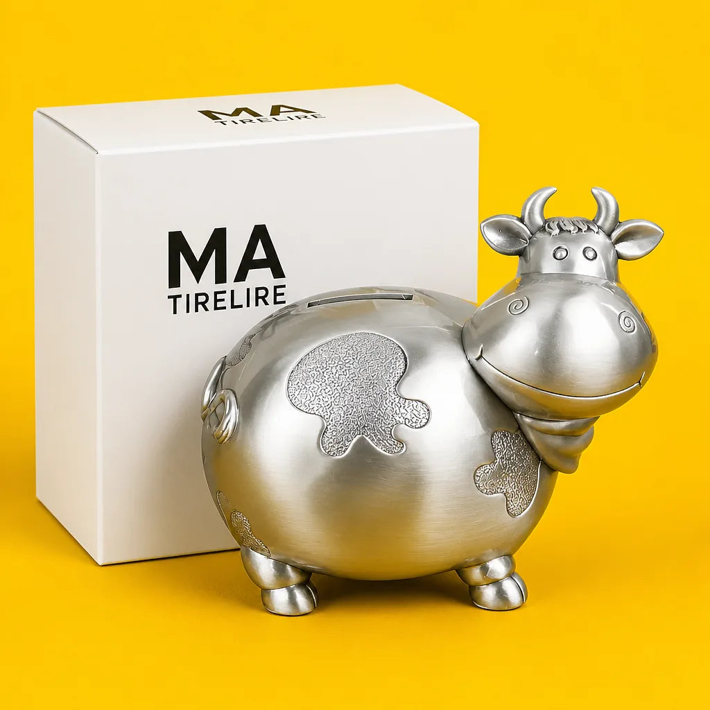 Tirelire Vache En Métal