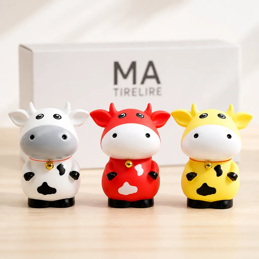 Tirelire Vache Multicolore