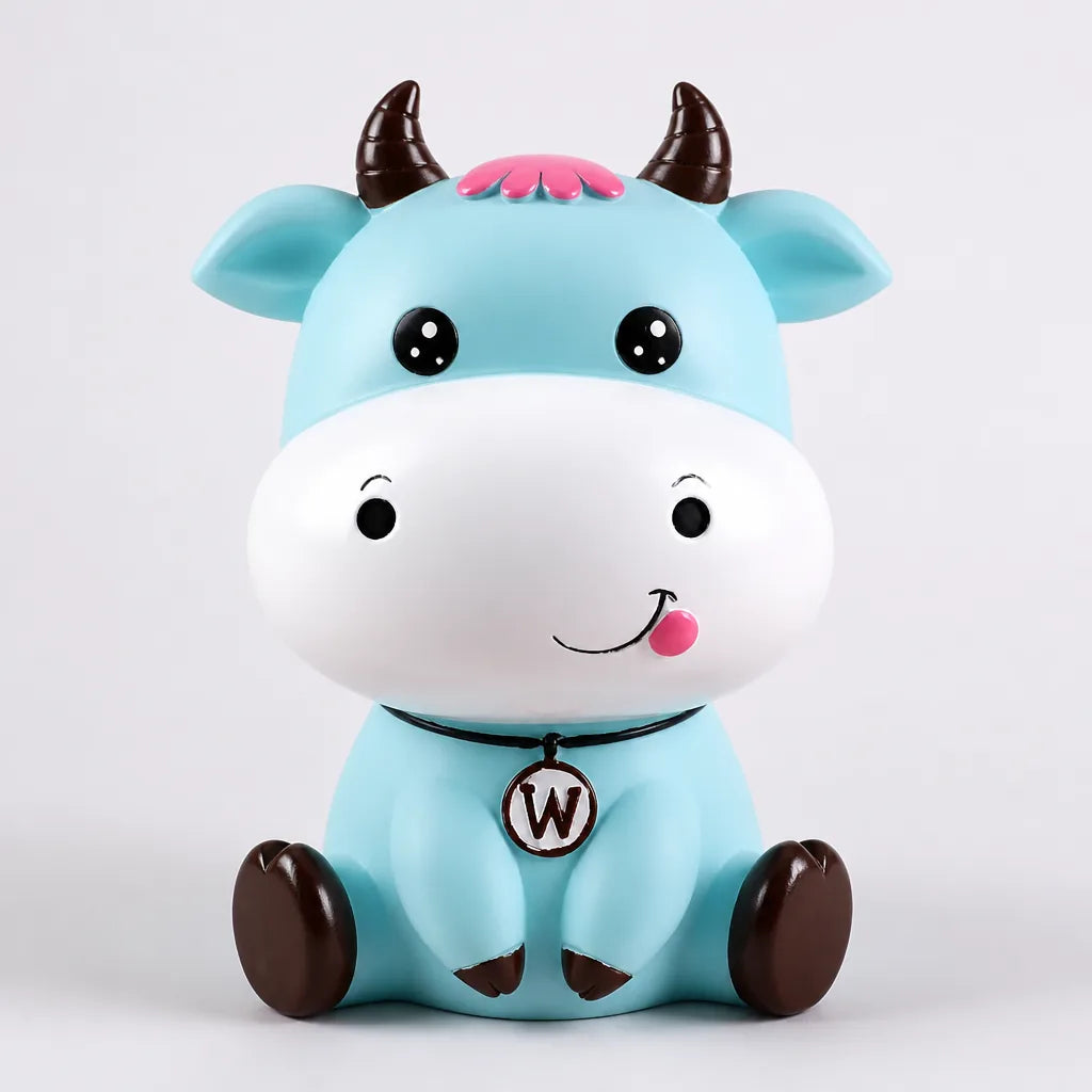 Tirelire Vache Rose