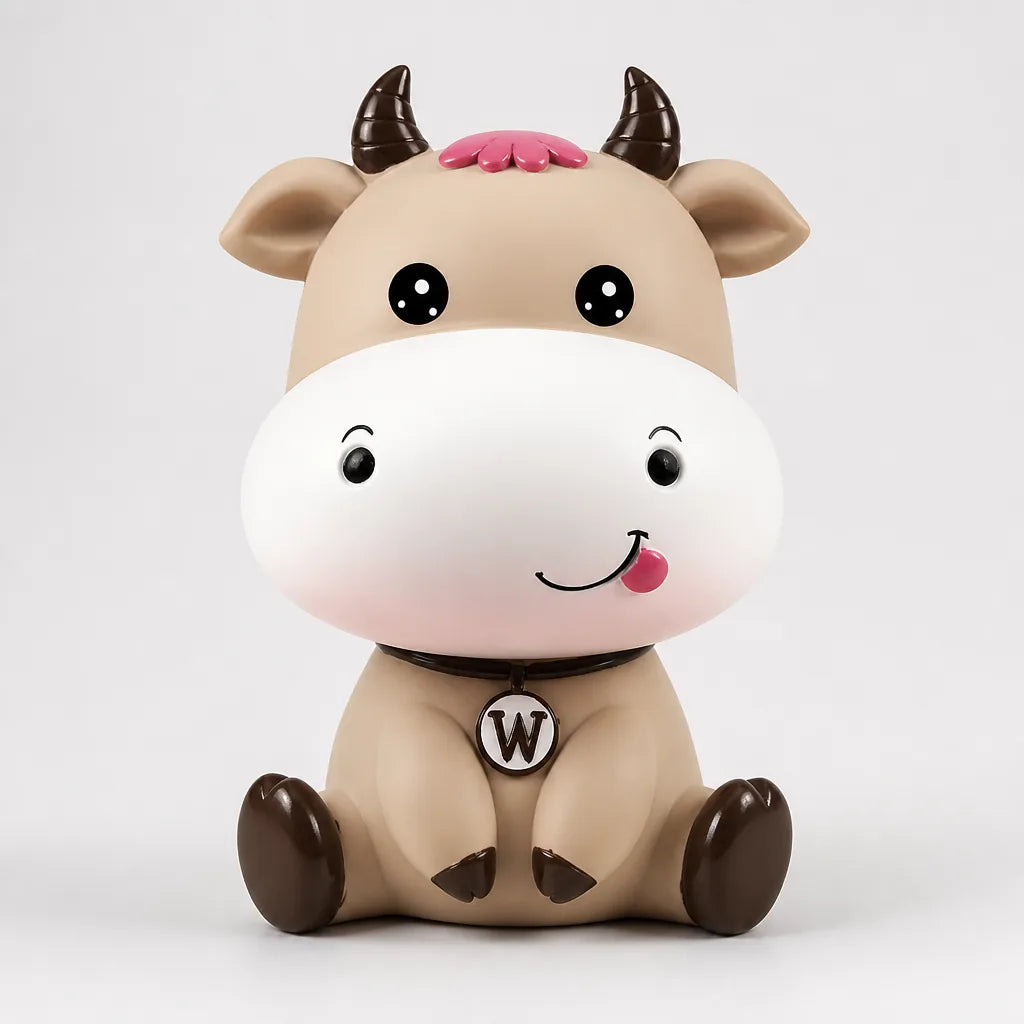 Tirelire Vache Rose