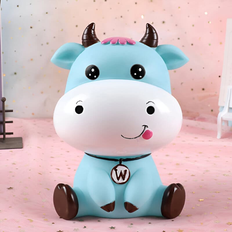 Tirelire Vache Rose